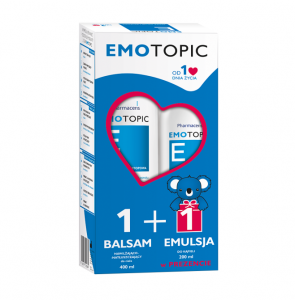 ERIS EMOTOPIC Zestaw Balsam 400 ml + Emulsja do kąpieli 200 ml