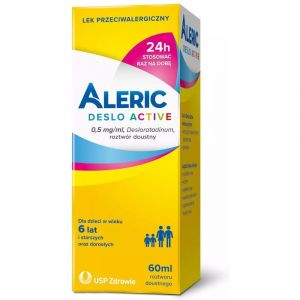Aleric Deslo Active roztwór  alergia pokrzywka 60ml