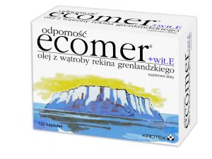 Odporność Ecomer + Wit. E 120 kapsułek