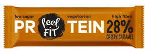 Feel Fit Crispy Baton proteinowy 28% Chrupiący karmel 40g