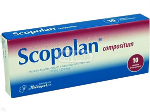 Scopolan compositum 10mg+250mg x 10 tabl.