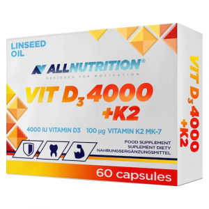Allnutrition VIT D3 4000 + K2, 60 kapsułek