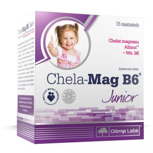 OLIMPEK Chela-Mag B6 Junior proszek 15 saszetek