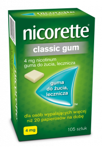 Nicorette Classic Gum 4mg x 105 gum