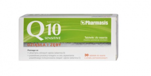 Naturalny Koenzym Q10 Sensitive 30 tabletek - Suplement diety do ssania