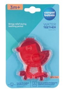 Canpol babies gryzak wodny dla niemowląt PTASZEK 74/015 1 sztuka