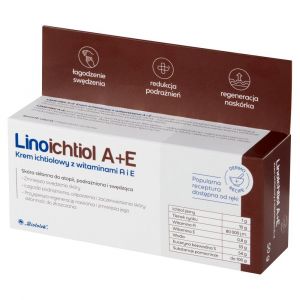 LINOICHTIOL A+E Krem ichtiolowy z witamin.