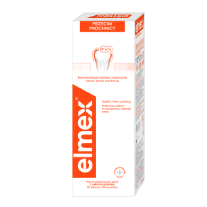 Elmex Przeciw Próchnicy płyn do płukania jamy ustnej bez alkoholu 400 ml