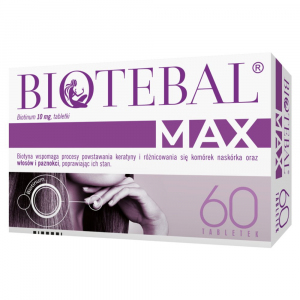 Biotebal Max 0,01 g 60 tabl.