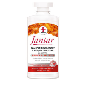 Jantar Medica Szampon nawilżający do włosów suchych i łamliwych 330 ml