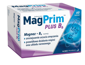 Magprim Plus B6 wsparcie układu nerwowego i działania mięśni  60 tabletek