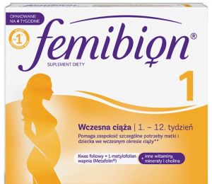 Femibion 1 Wczesna ciąża  28 tabl. powlekanych