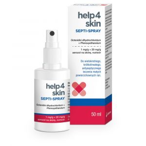 Help4Skin SEPTI-SPRAY aerozol do leczenia ran 50 ml