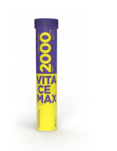 Vitacemax Witamina C 2000mg na odporność bez cukru 20 tabletek musujących