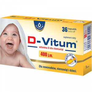 D-Vitum dla niemowląt 400j. x 36 twist-off