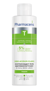 Pharmaceris T SEBO-ACIDUM-CLARIS OCZYSZCZAJĄCY PŁYN BAKTERIOSTATYCZNY 190 ml