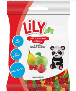 Lily Jelly Żelki o smaków polskich owoców bez cukru 80 g