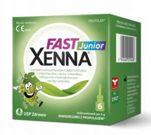 Xenna Fast Junior mikrowlewka doodbytnicza na zaparcia 6 sztuk