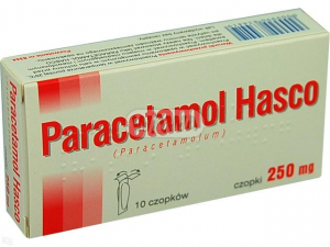 Paracetamol Hasco 250mg x 10czopków