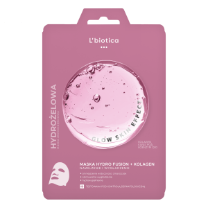 L'biotica PGA Hydro Fusion Hydrożelowa maska do twarzy z kolagenem 1 szt.