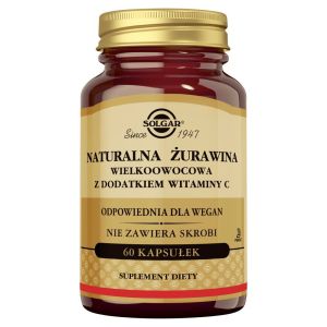 SOLGAR Żurawina wielkoowocowa  60 kapsułek