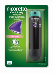 Nicorette Spray Cool Berry aerozol 150 dawek