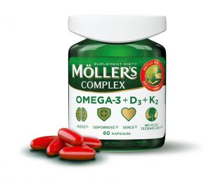 Mollers Complex Omega-3 D3 K2 60 kapsułek