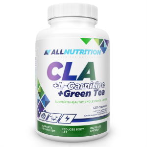 Allnutrition CLA + L-carnitine + Green tea 120 kaps.