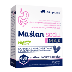 Olimp Maślan Sodu Max 480 mg 60 kapsułek