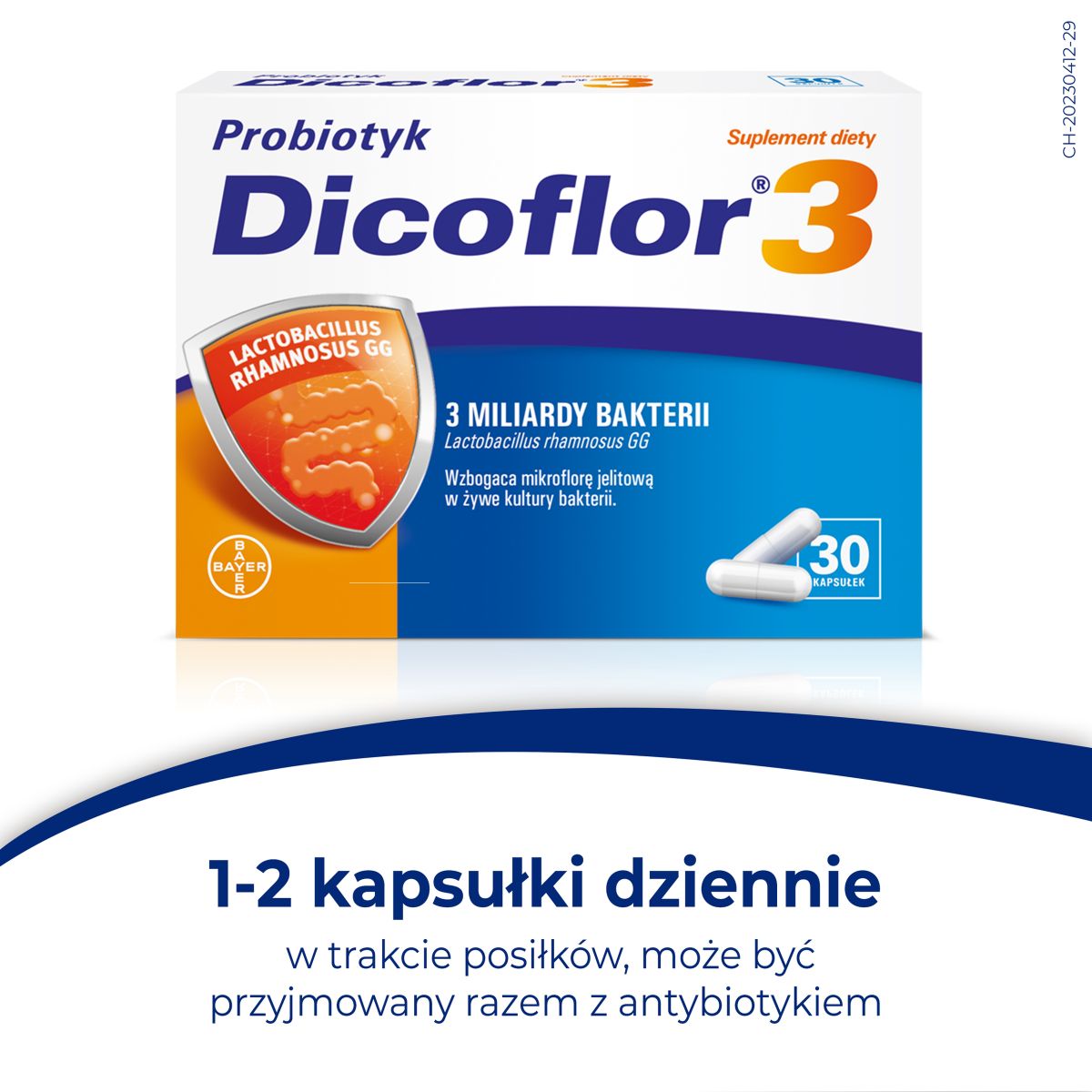 Dicoflor 3 probiotyk  30 kapsułek.