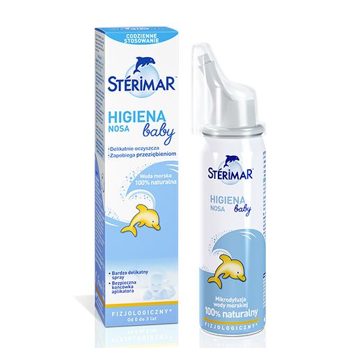 STERIMAR Higiena Nosa Baby 50 ml woda morska