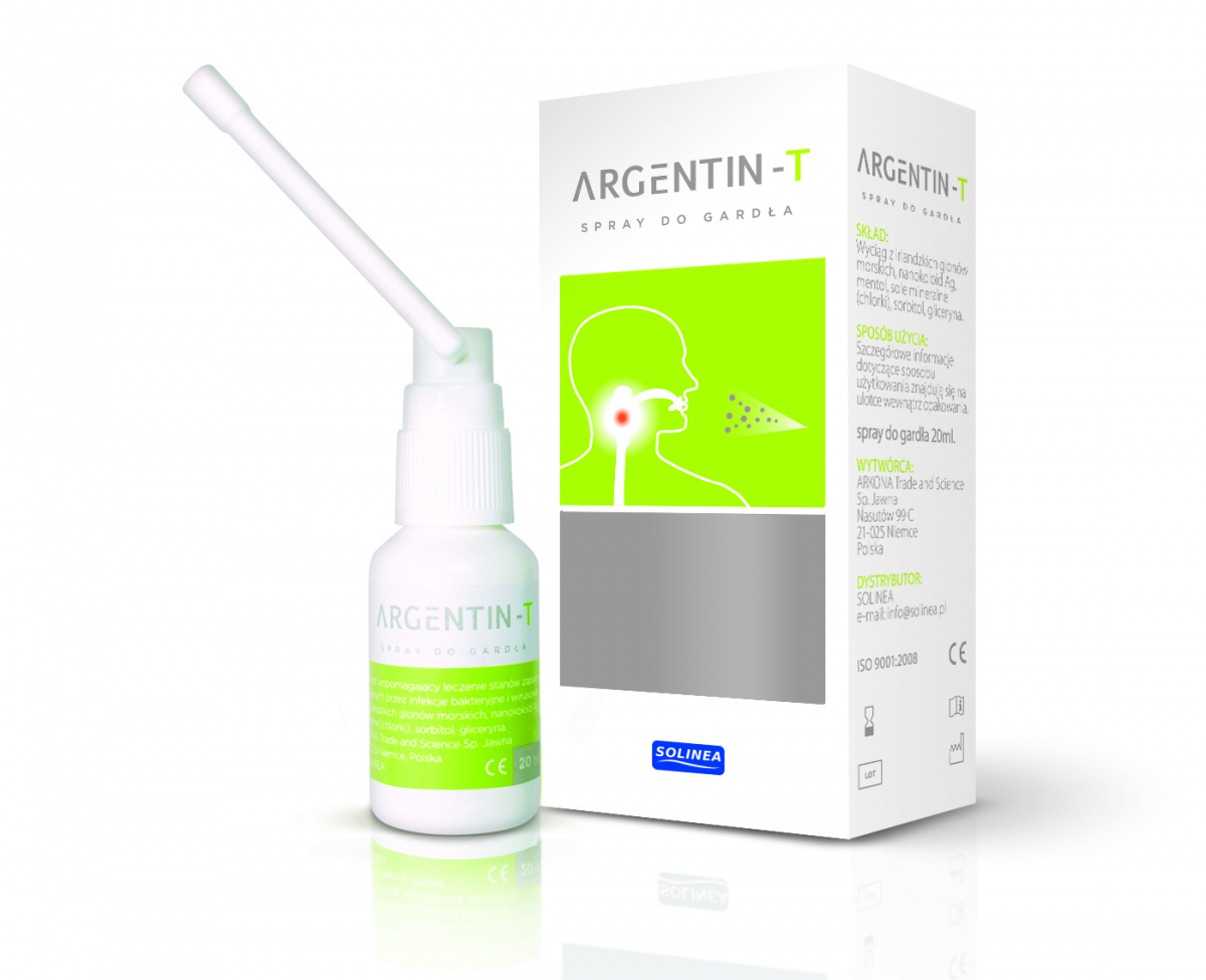 ARGENTIN-T spray do gardła 20ml